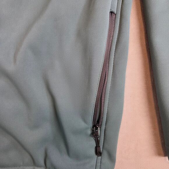 Spyder Men’s XL Hooded Full Zip Jacket Green Black Polyester - Picture 6 of 16